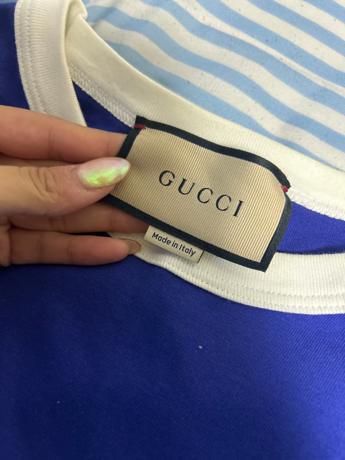 구찌 로고 프린트 티셔츠 숏슬리브 상품이미지2