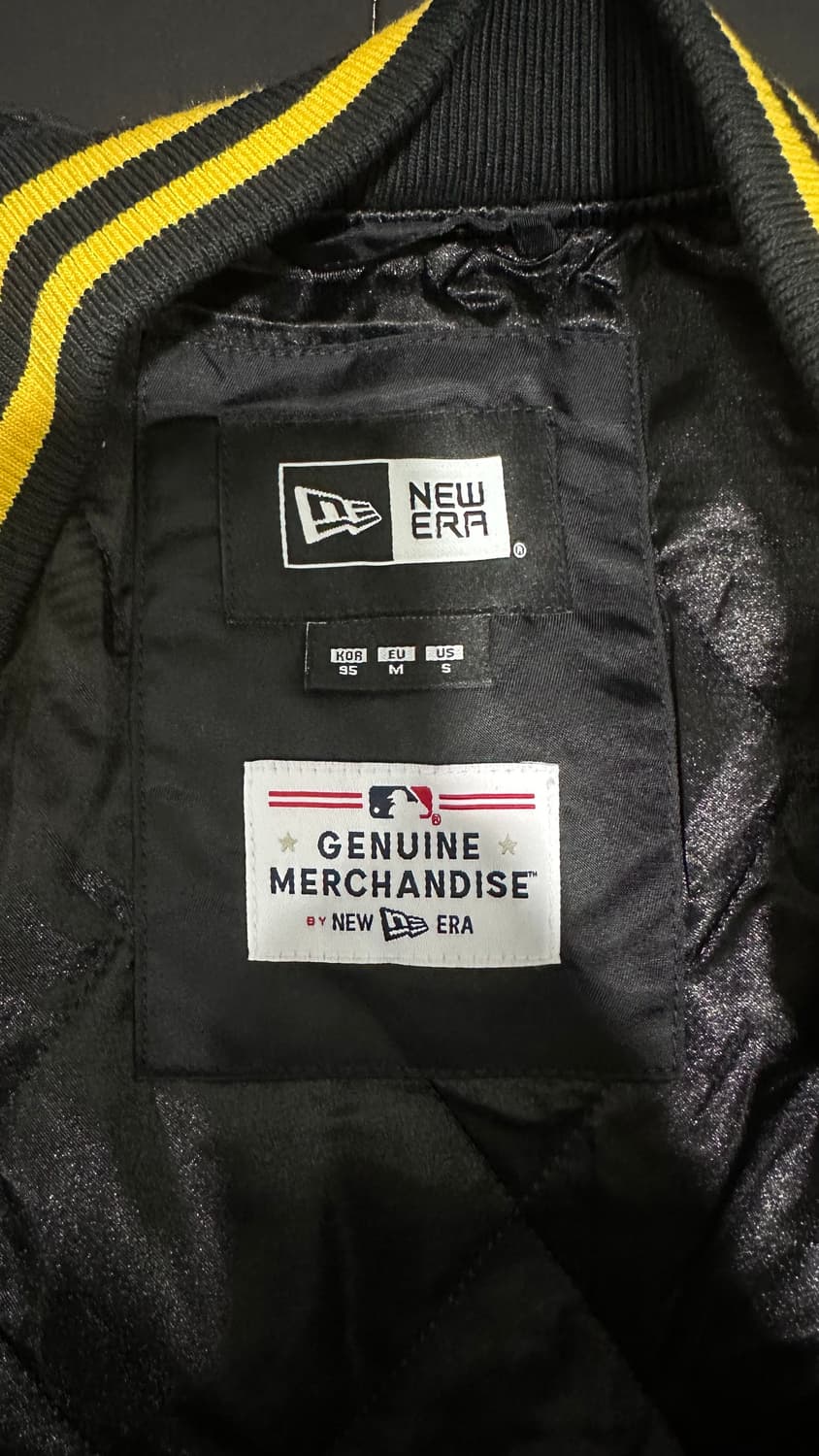 뉴에라 엘로우배색 ma-1 자켓 M 상품이미지3