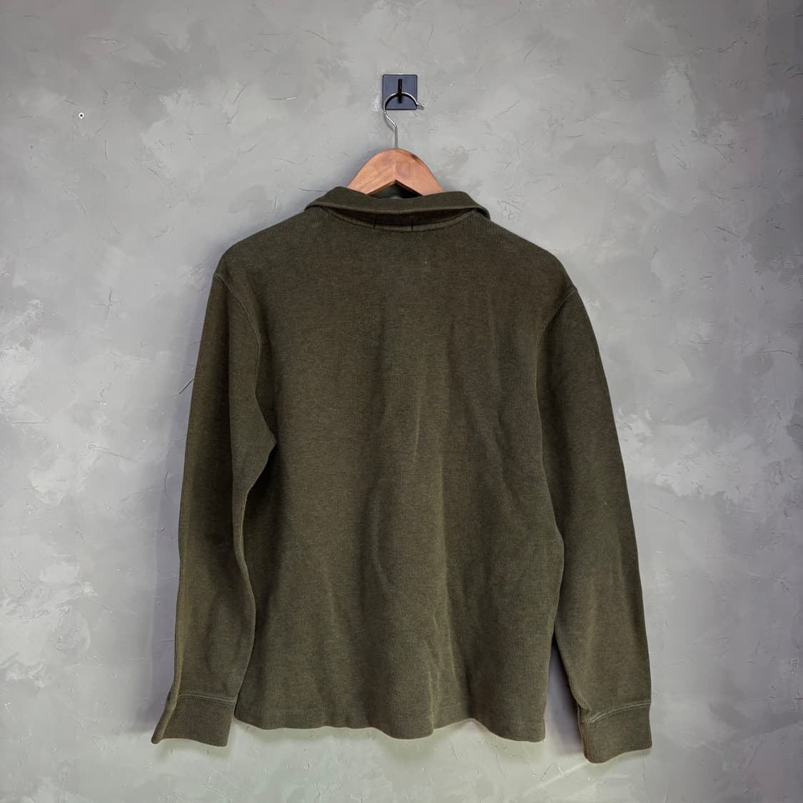 폴로 랄프로렌 반집업 니트 카키 상품이미지4