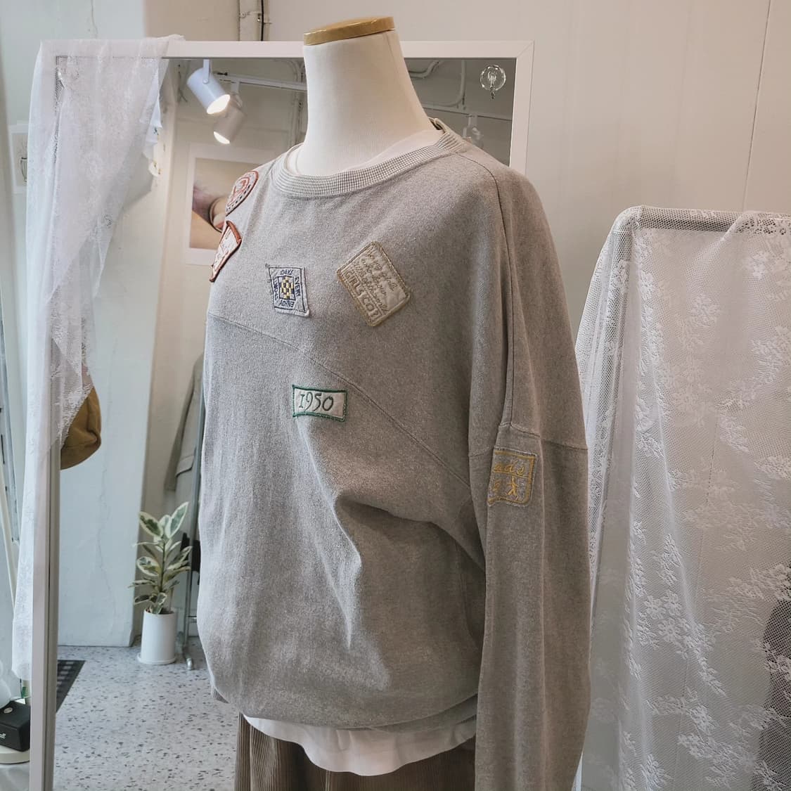 Cabin 와펜 패치 맨투맨(made in Japan) 상품이미지9