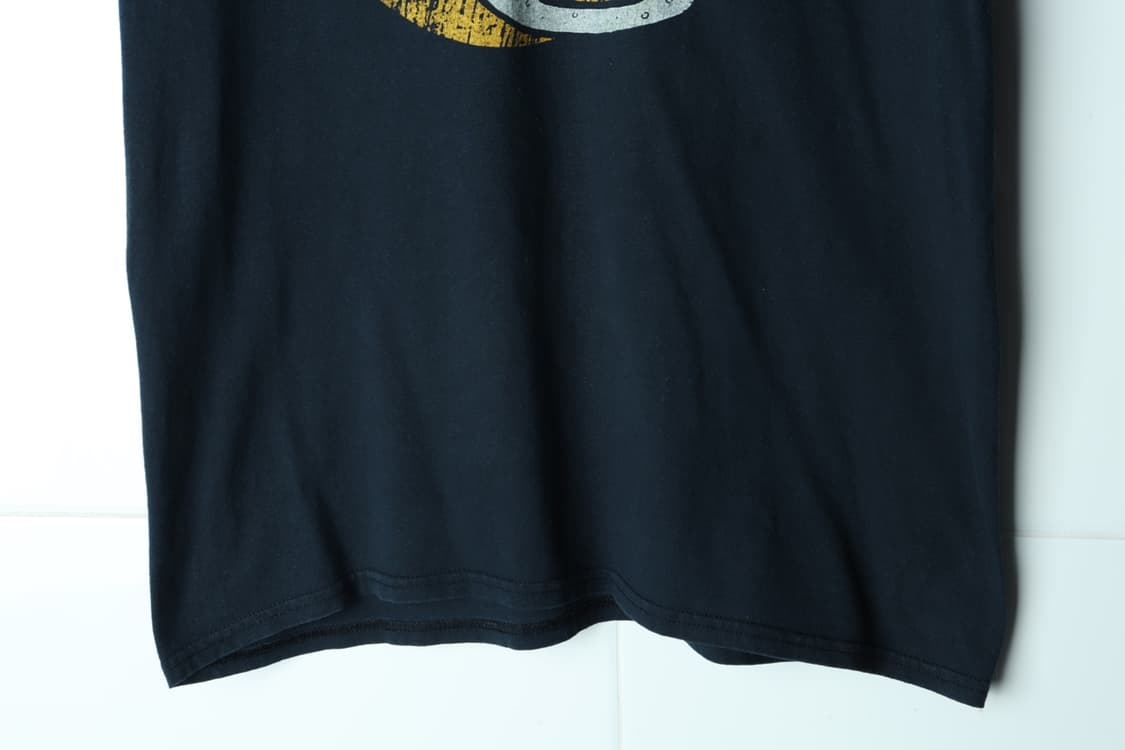 (L-XL) 길단 반팔 티셔츠 00년대 USA 블랙 스컬-H33318 상품이미지4