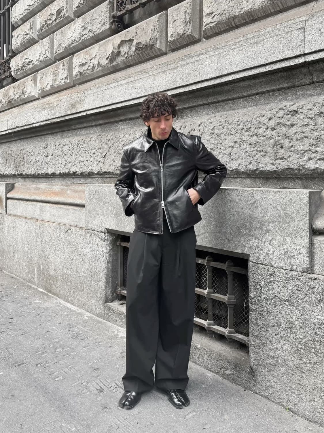 (25ss) our legacy mini leather jacket 상품이미지5