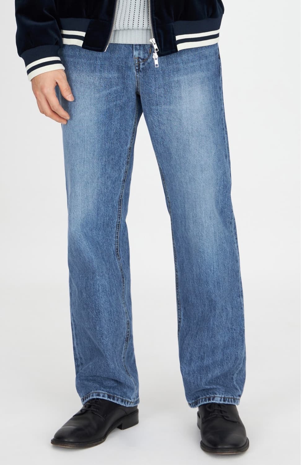 유스 Straight Denim Medium Blue 상품이미지1