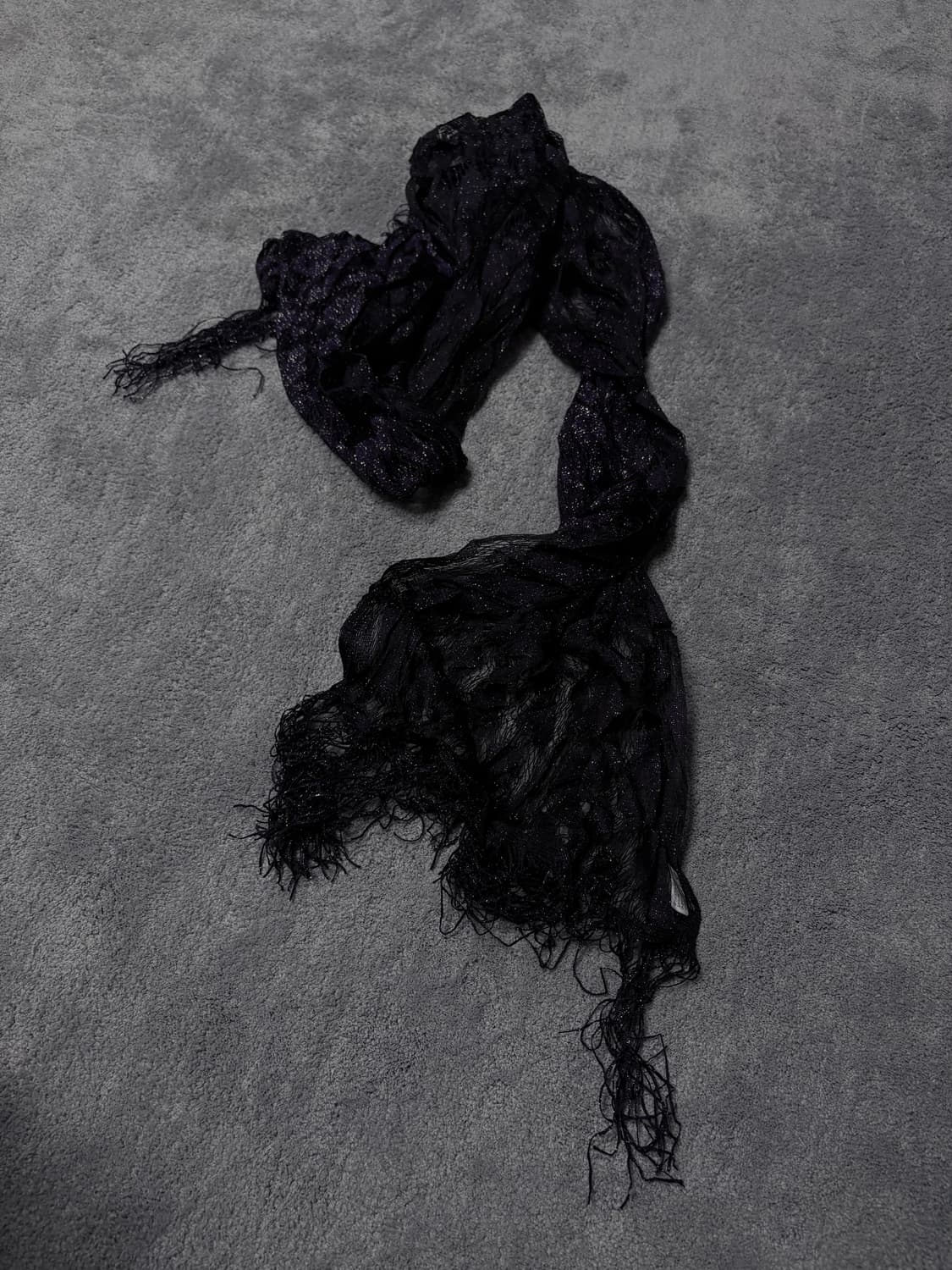 Vintage V-kei,punk mood purl scarf 상품이미지1