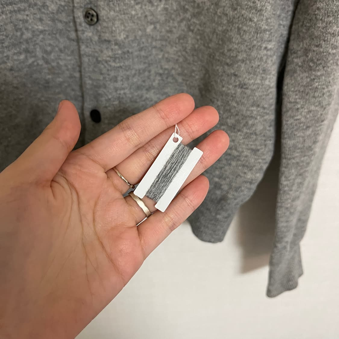 꼼데가르송 그레이 블랙와펜 가디건 상품이미지7