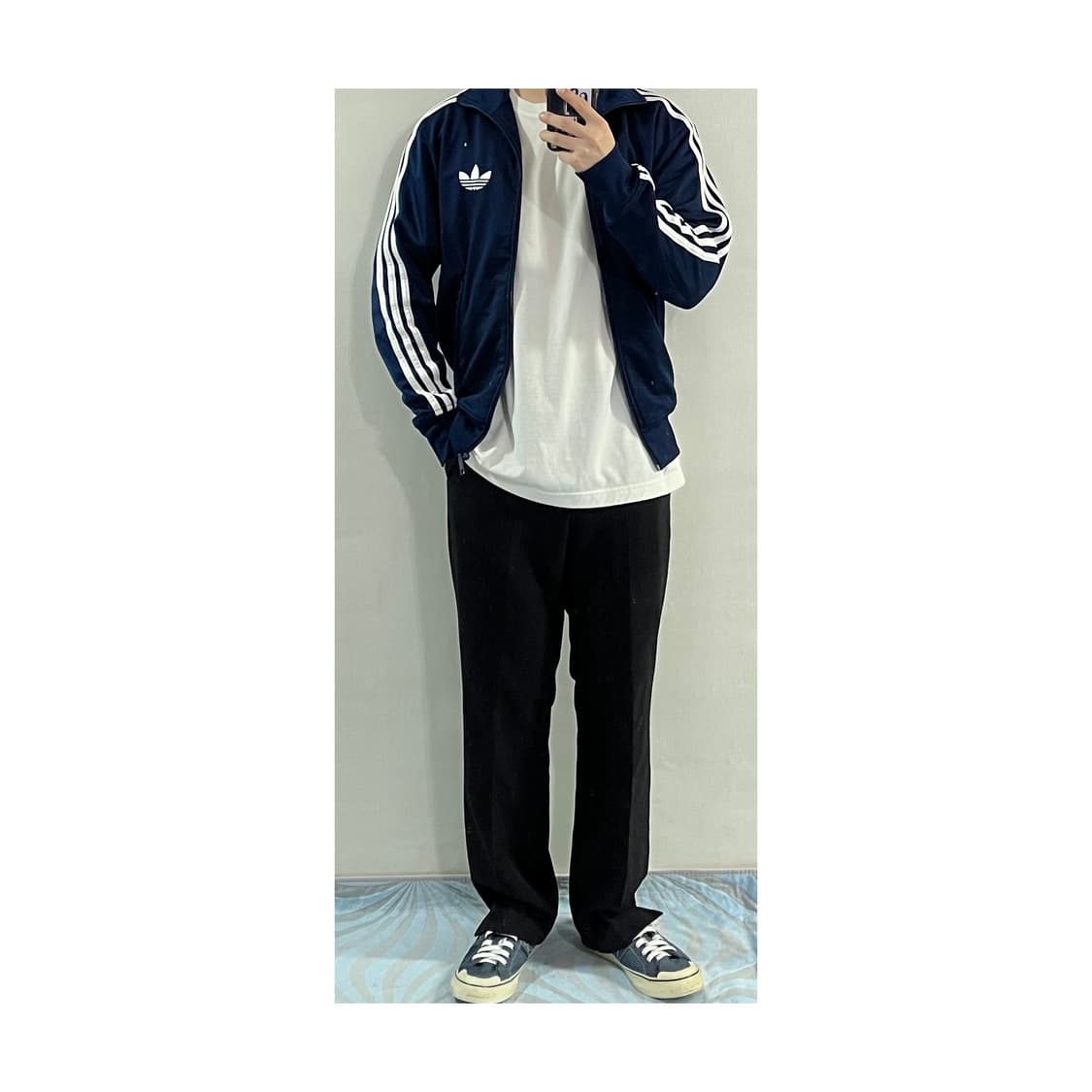 여성 아디다스 네이비 파이어버드 트랙탑 상품이미지2