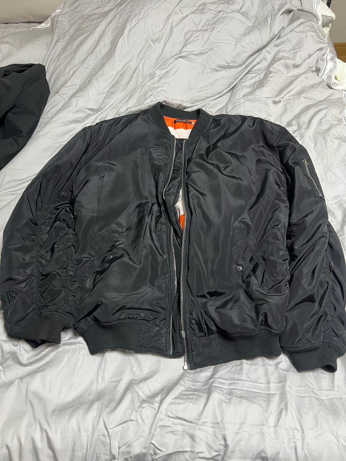 NINJA FRESH/블랙 항공 점퍼 MA-1 봄버/M 상품이미지1