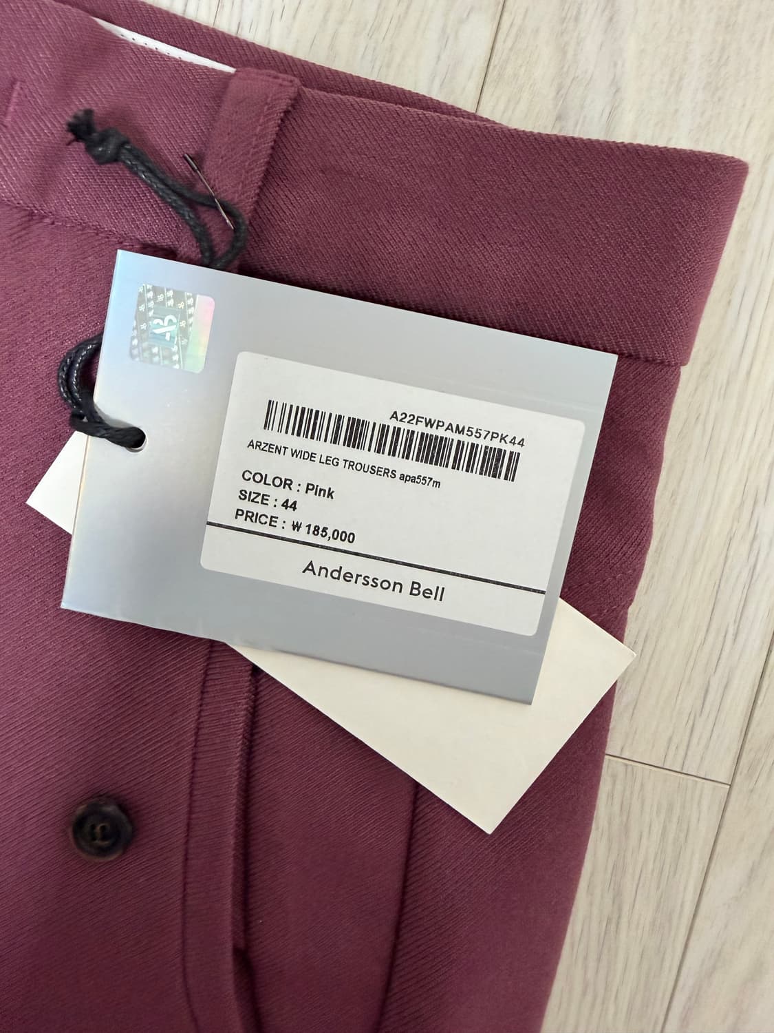 앤더슨벨 알젠트 와이드 레그 트라우저 상품이미지5