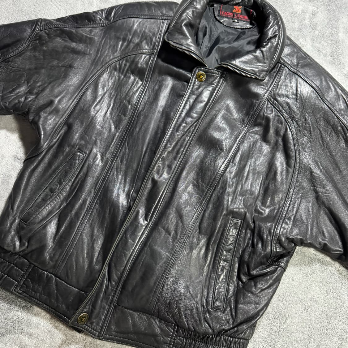 제페니즈 빈티지 eachs leather 가죽 자켓 상품이미지2