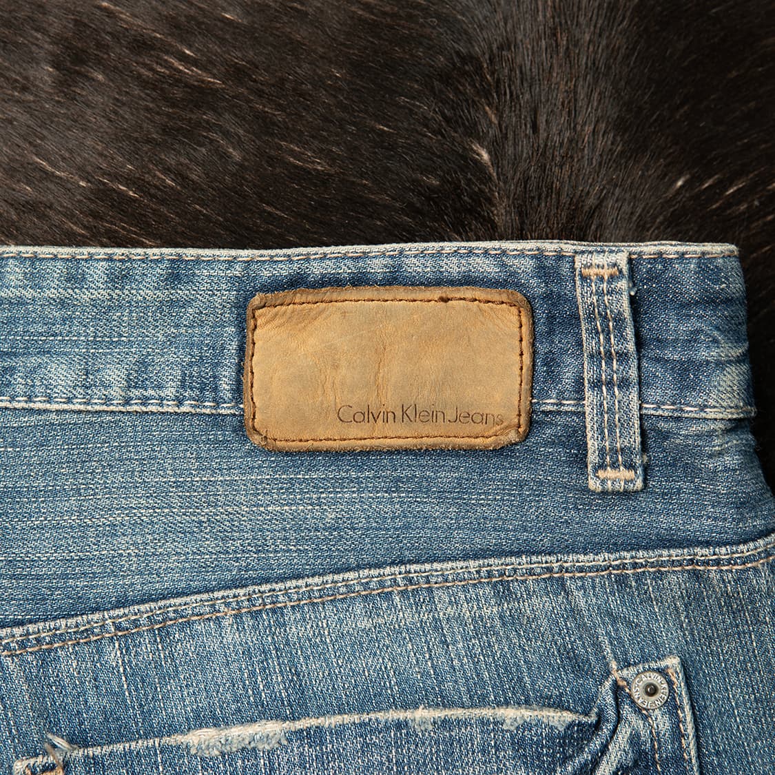 [33] 00s 캘빈클라인 데님팬츠 로우라이즈 슬림스트레이트 핏  상품이미지6