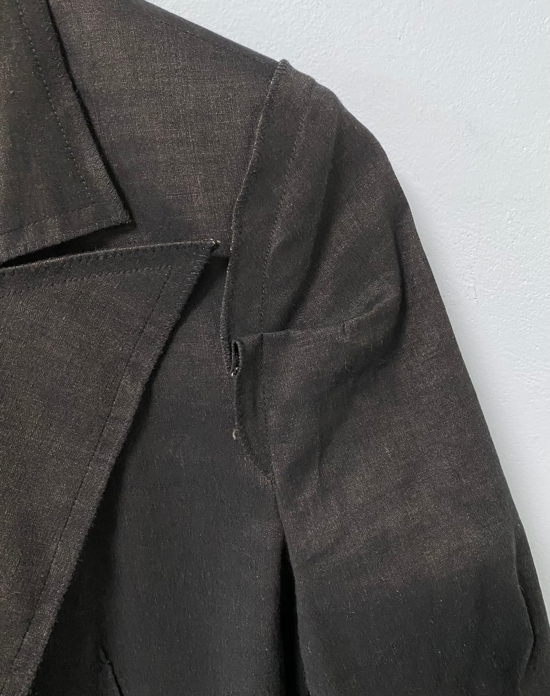 타임 (한섬) / 마 혼방 더블 자켓 / 55 (82-94-160) 상품이미지5