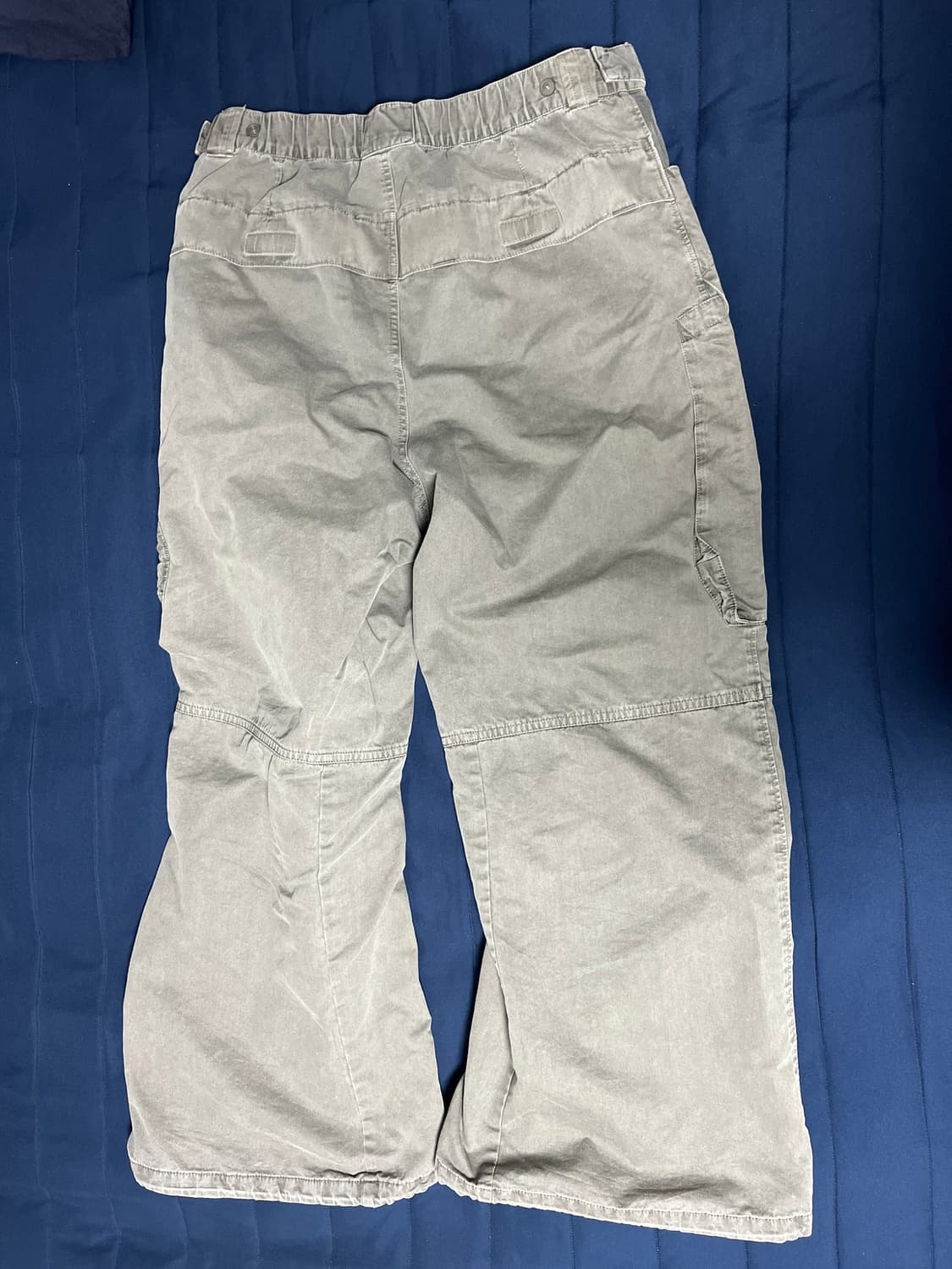 폴리테루 보더 팬츠 베이지 3사이즈 상품이미지3