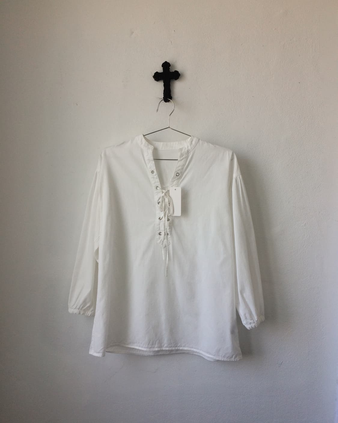 Lace up point sleeve 상품이미지2
