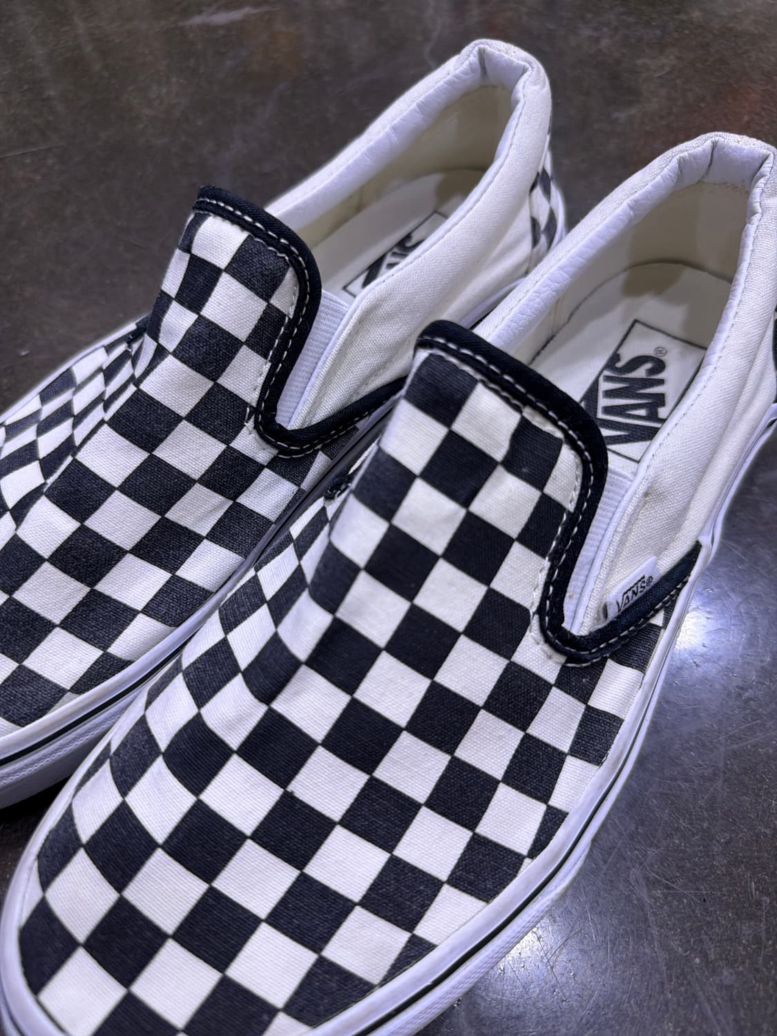 반스 체커보드 슬립온 스니커즈 260 상품이미지4