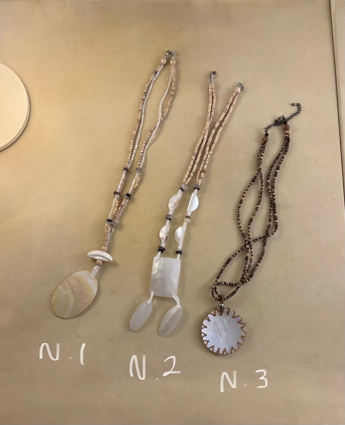 자개 빈티지목걸이 N.01 nacred necklace 상품이미지1