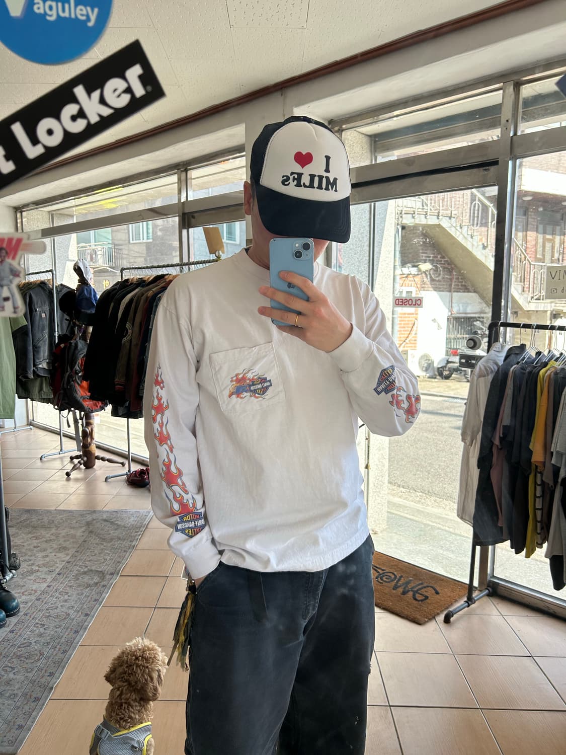 00’s 할리데이비슨 플레임롱슬리브 상품이미지9