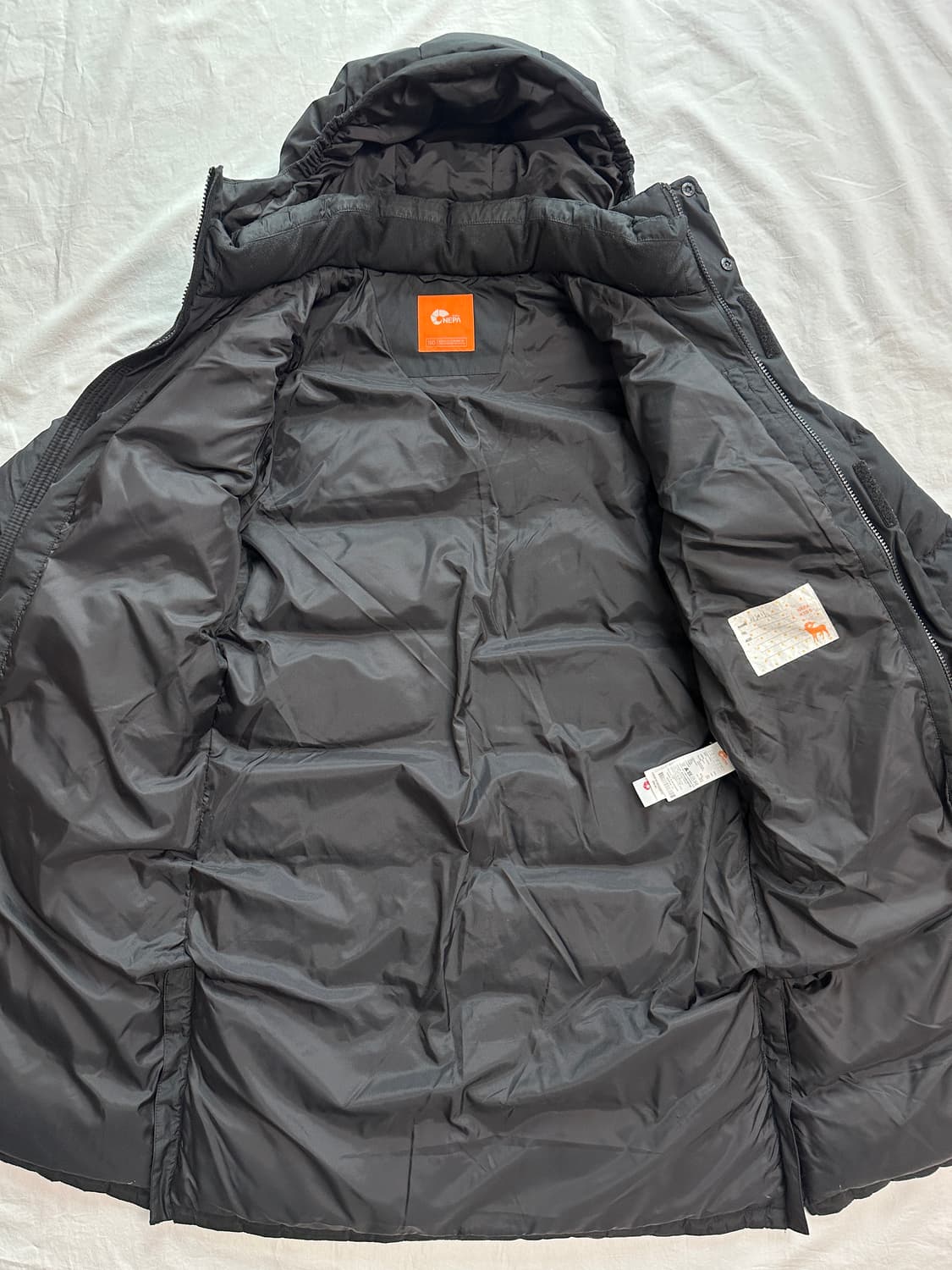 네파 덕다운 롱패딩 블랙 상품이미지7