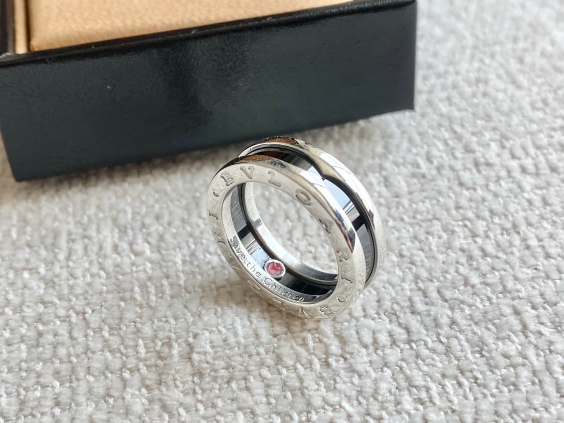 불가리 세이브더칠드런 반지 53호 스털링 실버 상품이미지5