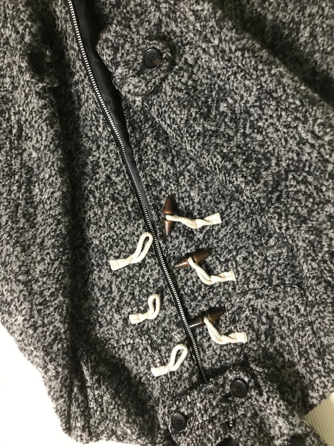 빈티지 혼방 하프 코트 상품이미지4