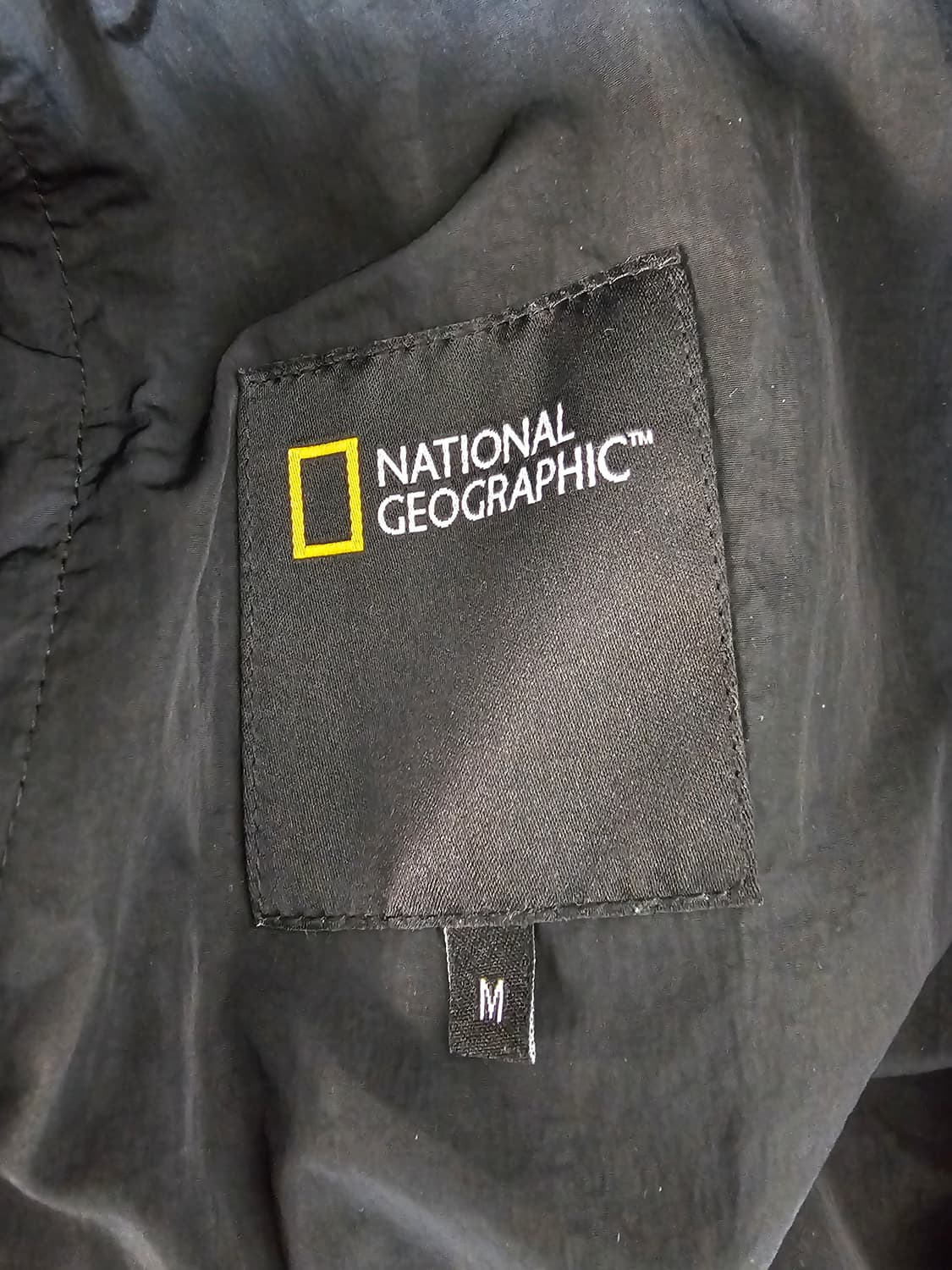 내셔널지오그래픽 블랙 바람막이 자켓 M 상품이미지3