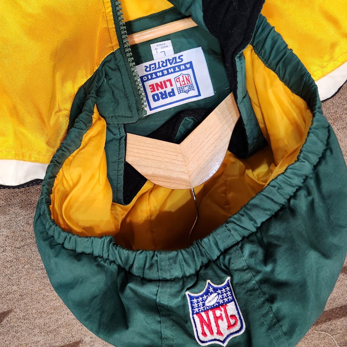 스타터 NFL 그린베이패커스 프로라인 점퍼 자켓 L 상품이미지4