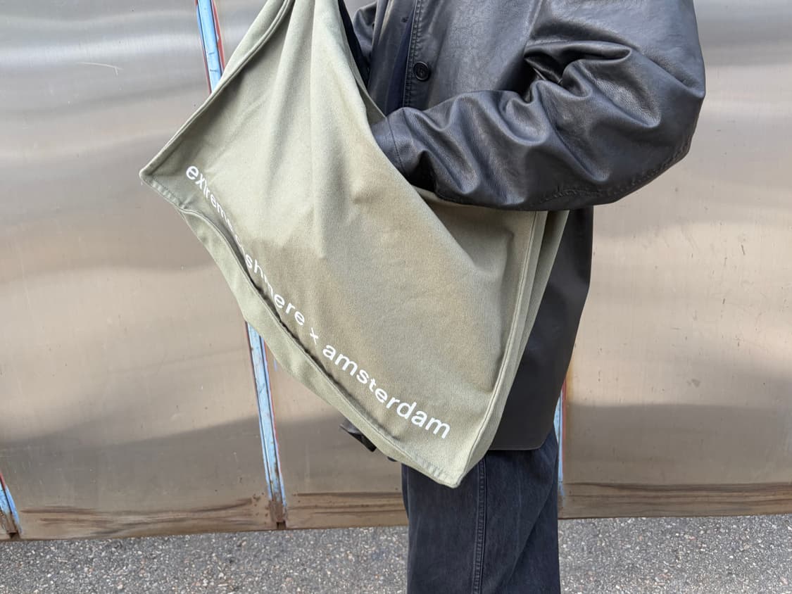 [OS] 익스트림 캐시미어 토트백 카키 상품이미지1