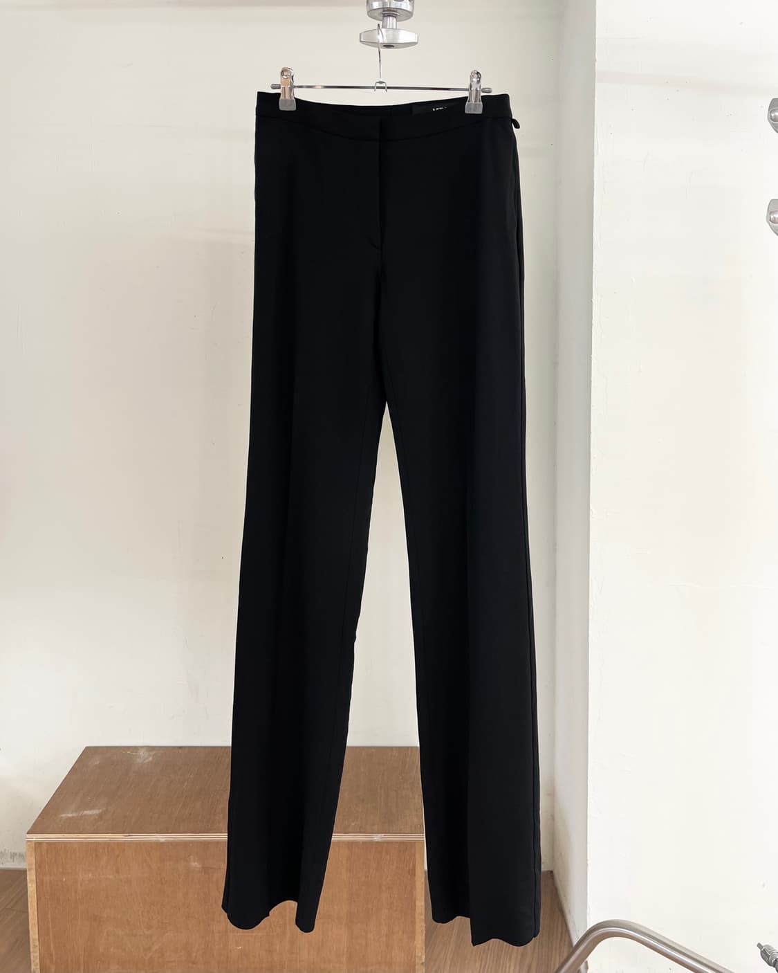 베르사체 팬츠 블랙 스트레이트 트라우저 상품이미지1