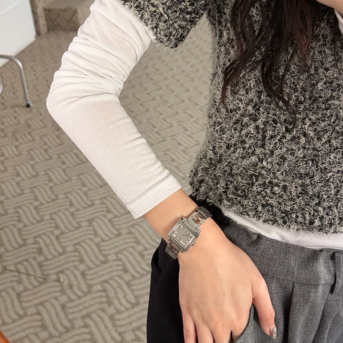 [FENDI] Classic Steel FF watch 6000L 상품이미지5