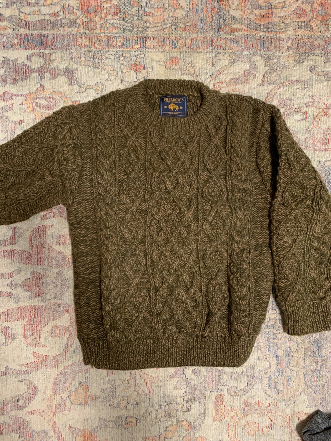 Pherrows 페로우즈 피셔맨 니트 상품이미지1