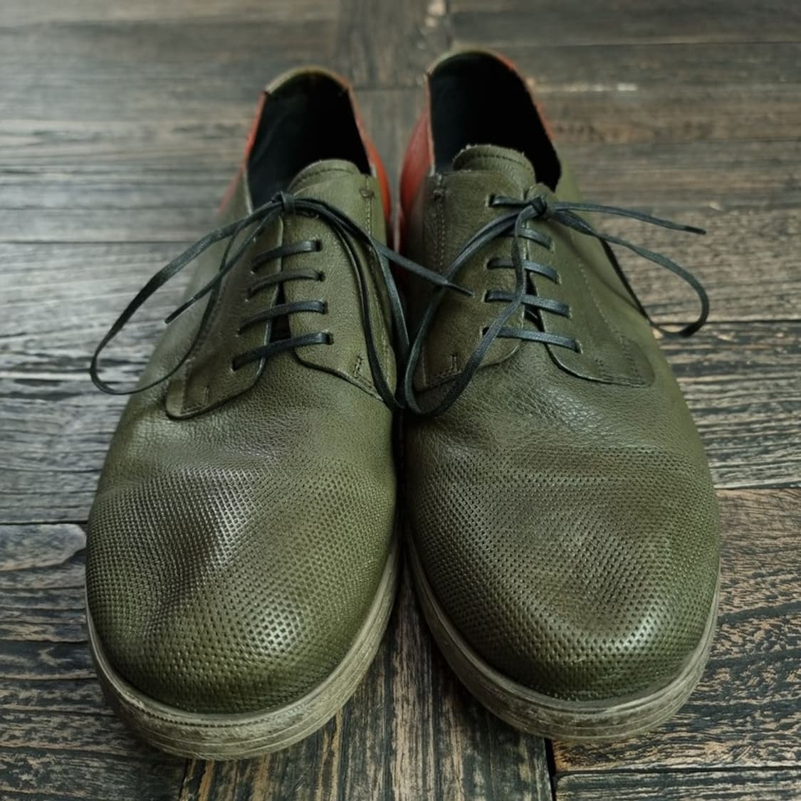 [디젤] 힐컵 포인트 레더 더비 슈즈 브라운 P01570 상품이미지2