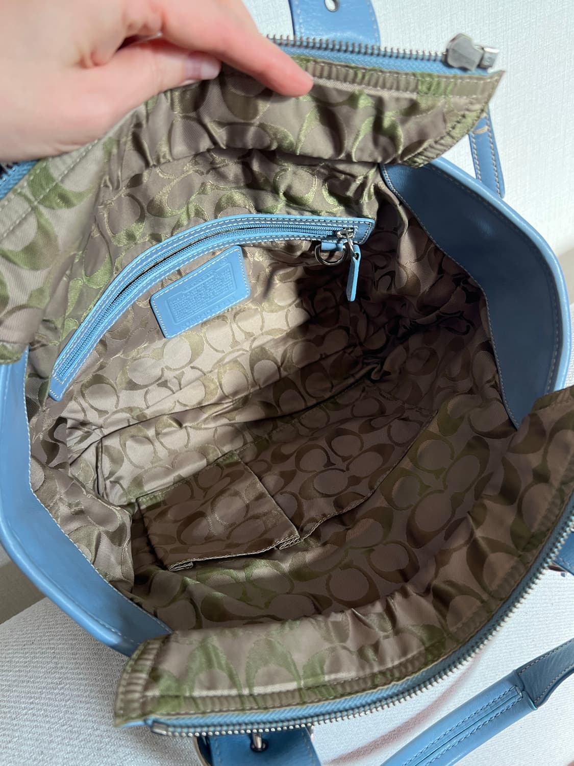 2004년 빈티지 코치 소호 버클 토트백 상품이미지7