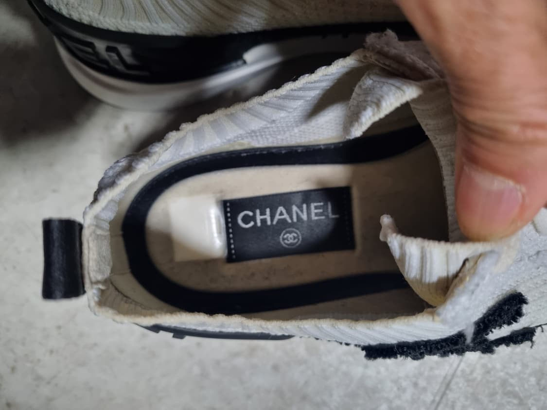 샤넬 CC로고 니트 스니커즈  상품이미지5