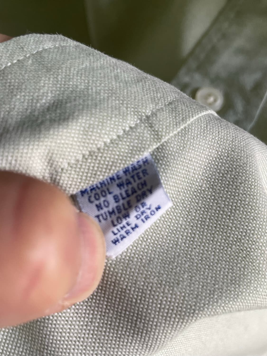 폴로 빅옥스포드 6사이즈 세이지그린 상품이미지5