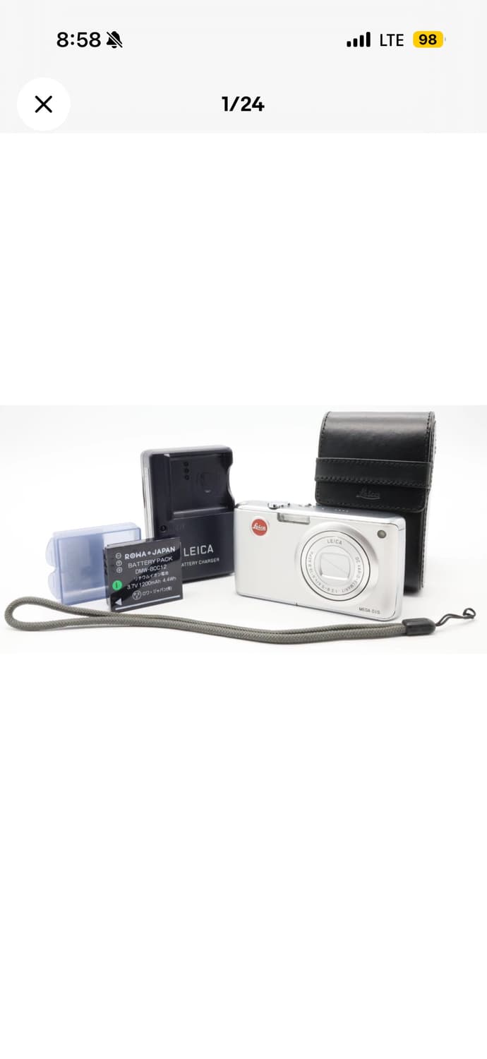 LEICA C-LUX 화이트 민트s급 상품이미지3