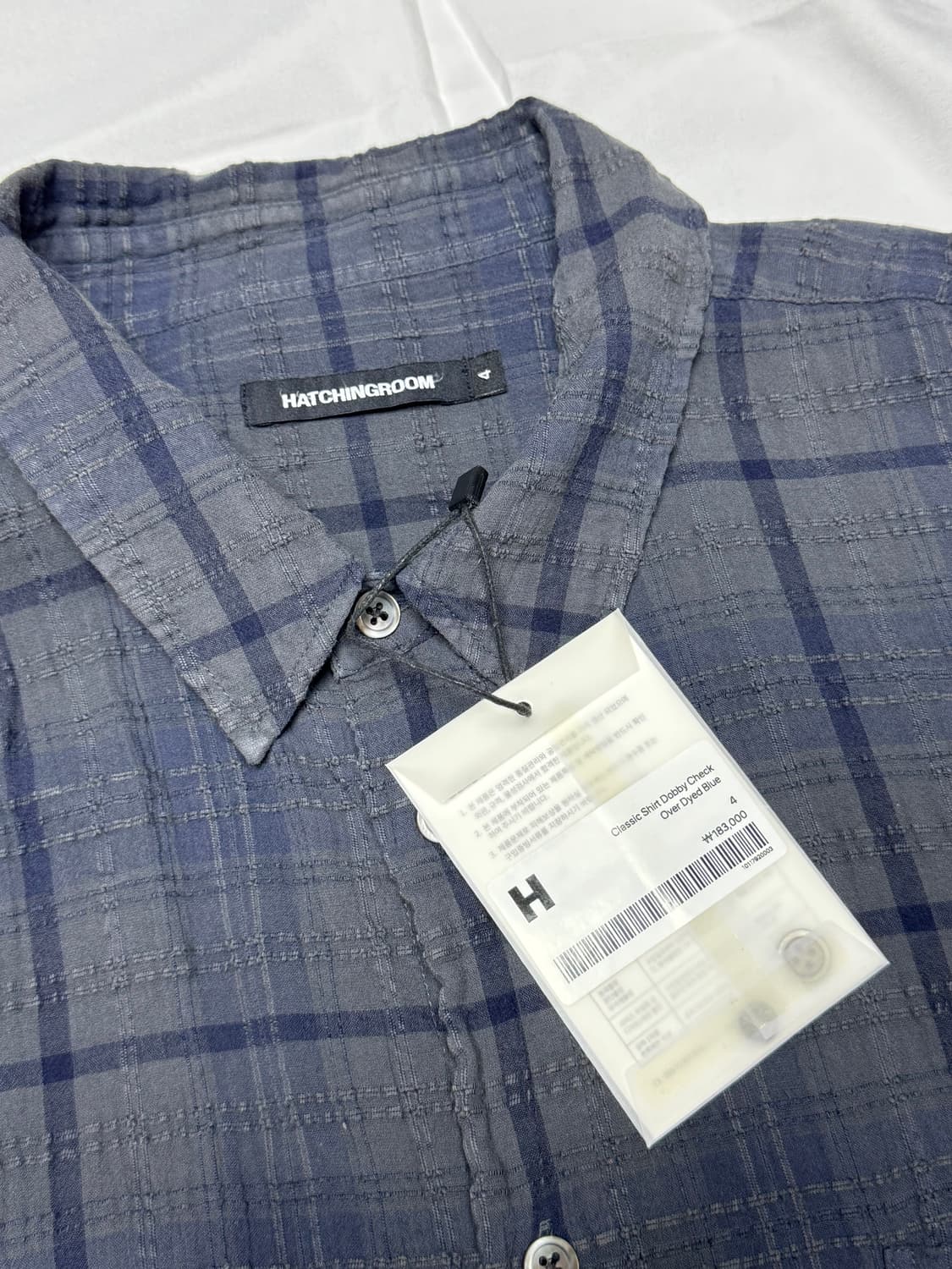 해칭룸 classic shirt dobby check 4 상품이미지3