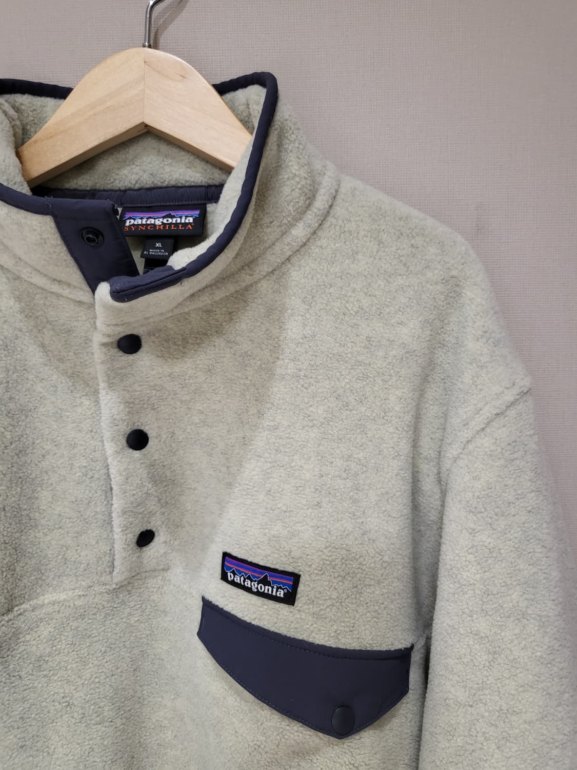 파타고니아 신칠라 스냅티 풀오버 오트밀 XL 상품이미지2