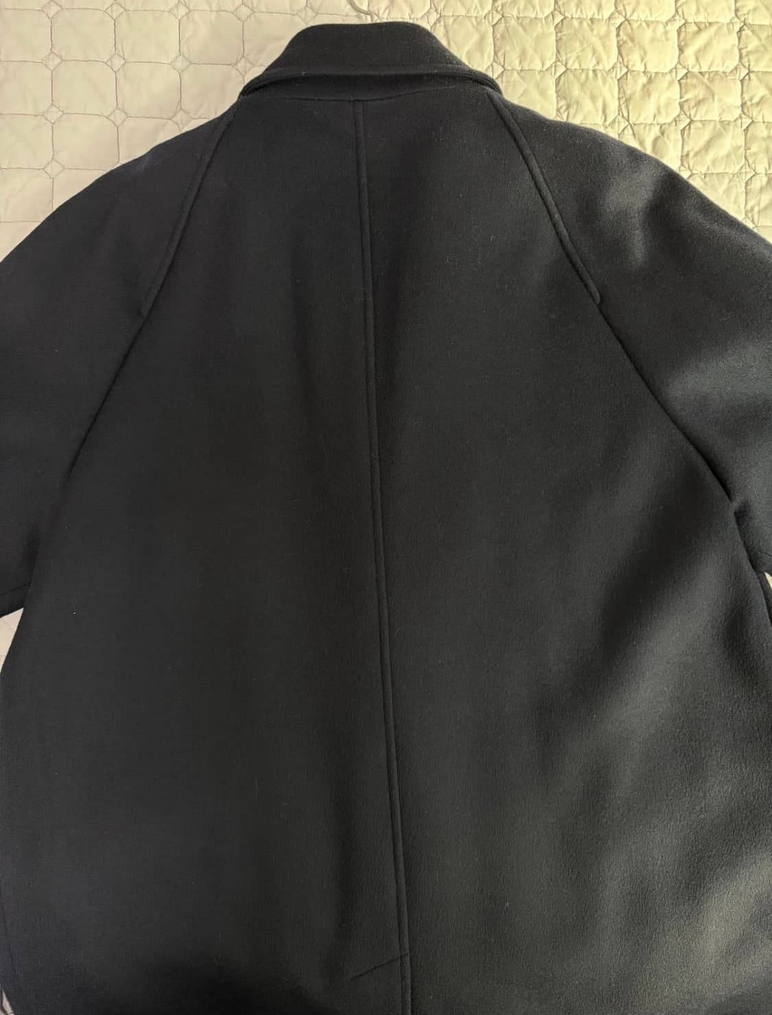 해칭룸 래글런(레글런) 슬리브 코트 네이비 상품이미지5