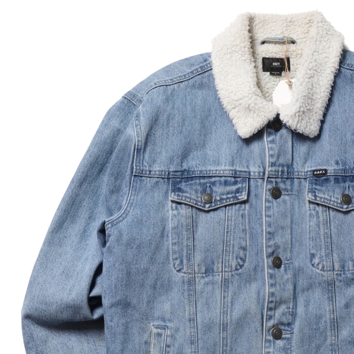 오베이 Obey Sherpa Denim Trucker Jacket
 상품이미지5