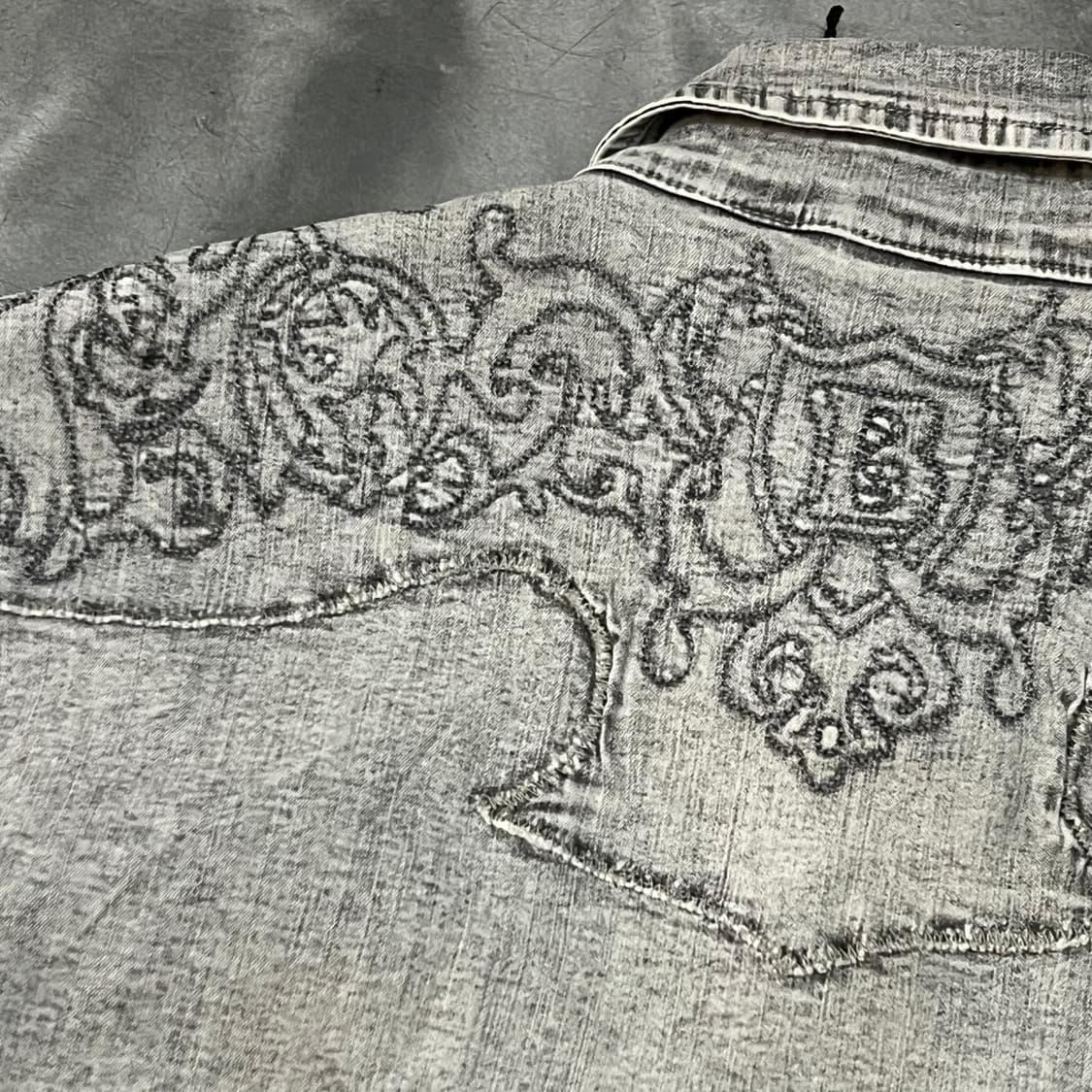  버팔로 워싱 데님 셔츠 y14997 상품이미지6