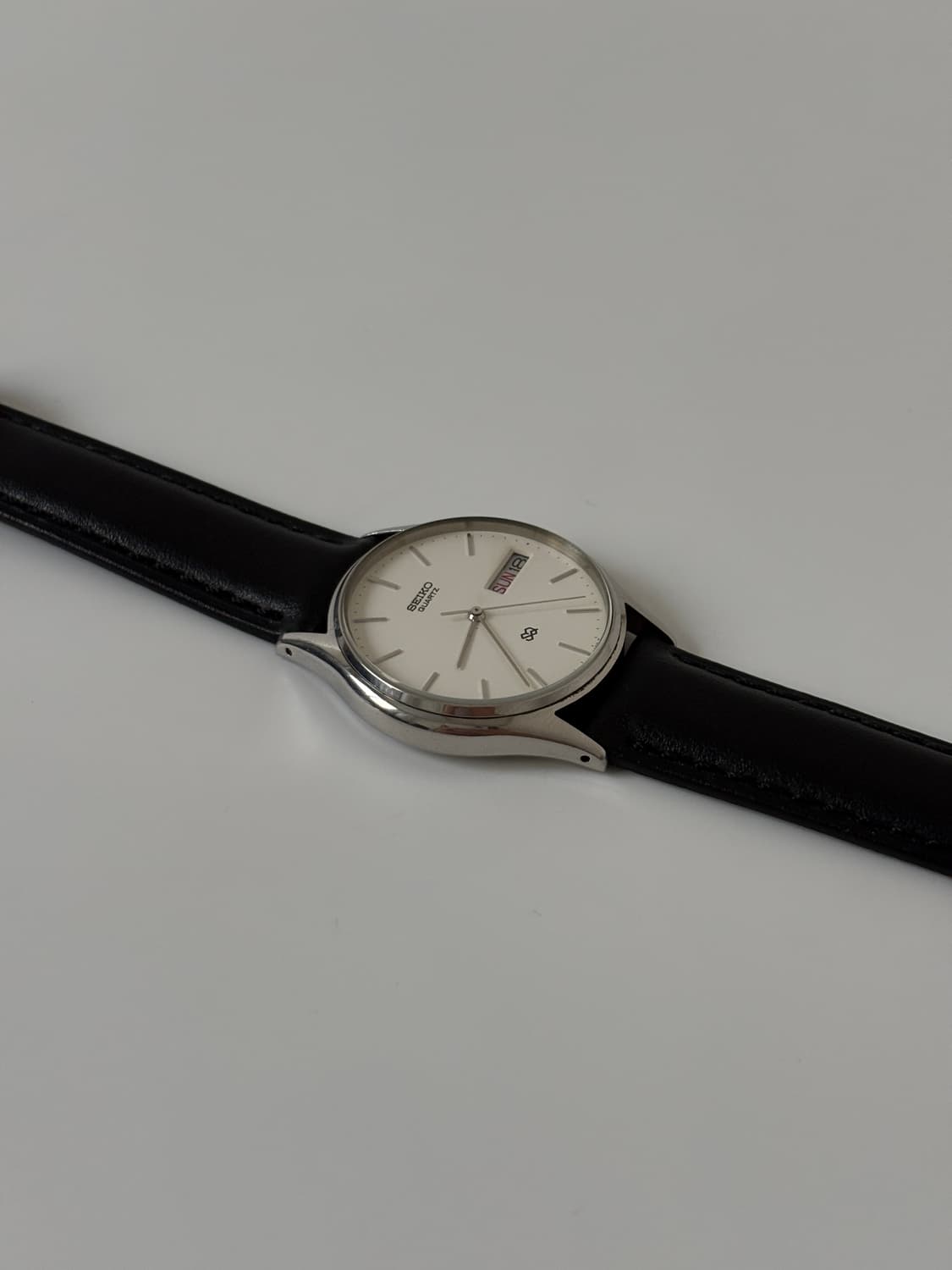 1980s SQ White Dial Silver Quartz 상품이미지6