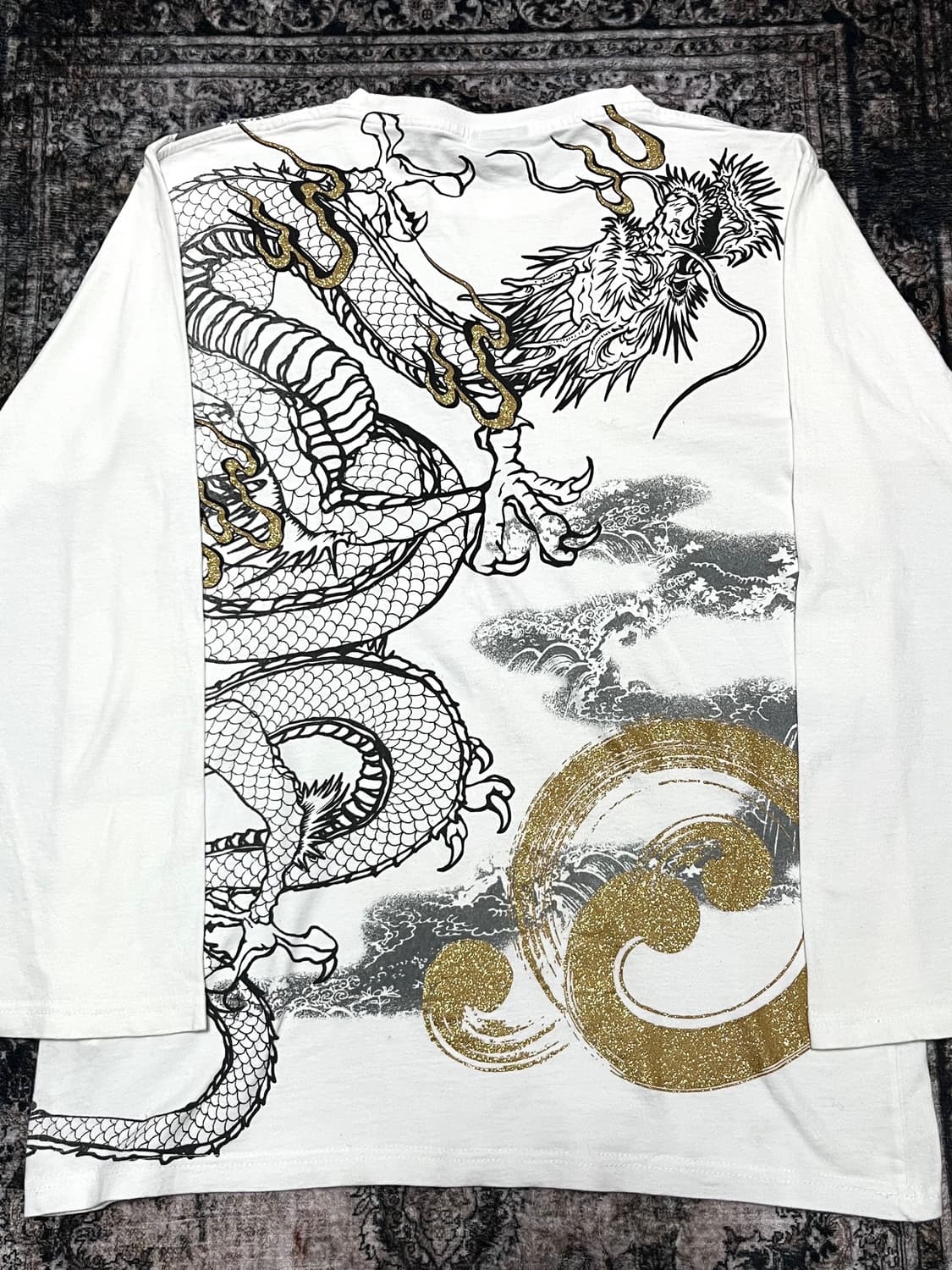 Bullet noise 오리엔탈 용 프린팅 롱슬리브 LL 상품이미지2