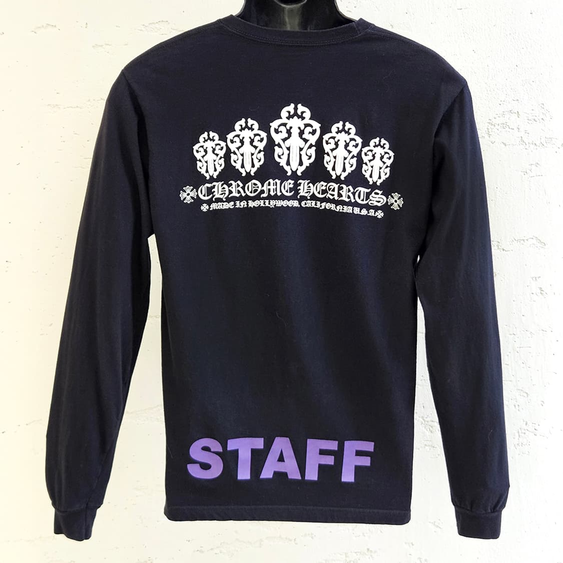 [M] 크롬하츠 스태프 롱슬리브 블랙 B1213C132 상품이미지4