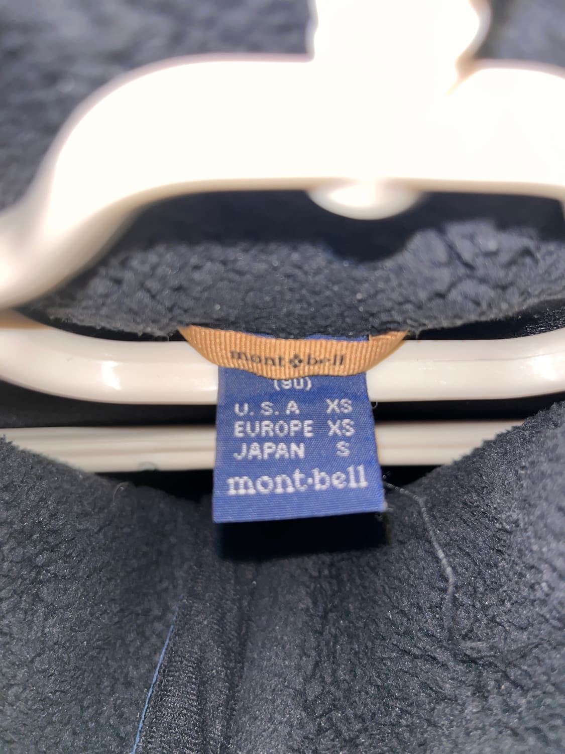 Montbell 양털 후리스 블랙 S 상품이미지2