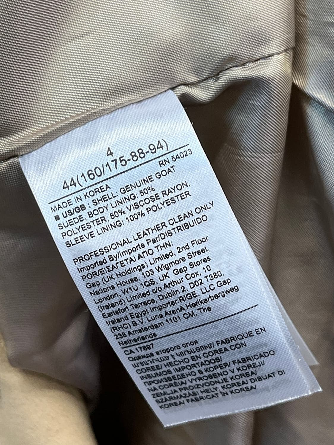 여) 바나나리퍼블릭 신형 스웨이드 블레이져  상품이미지5