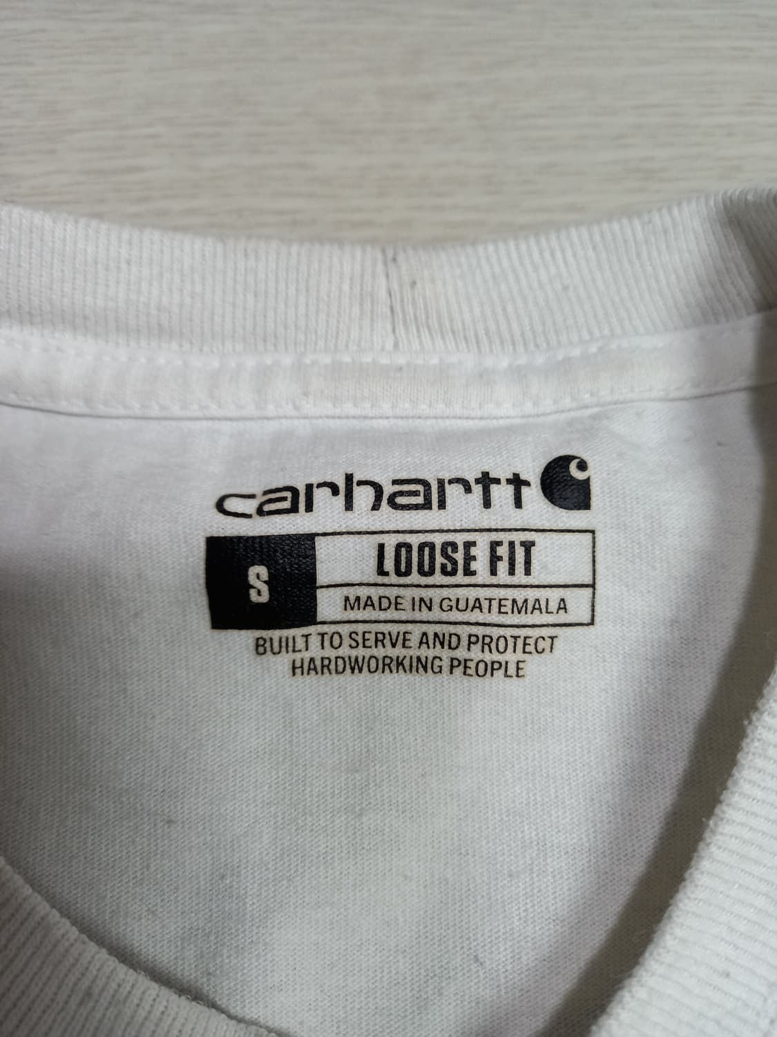 M95-L100 carhartt  반팔티셔츠 화이트 M-11 상품이미지4