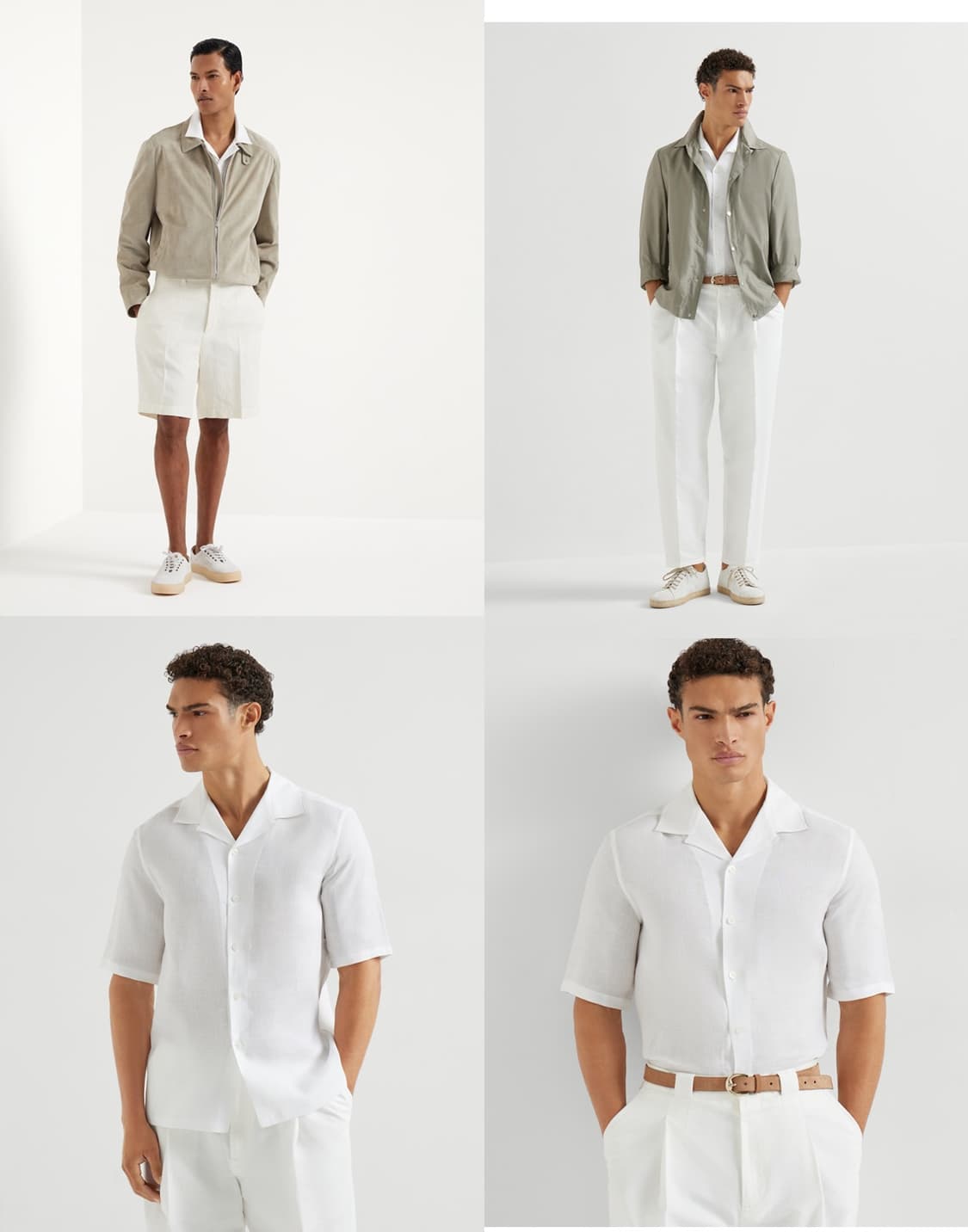 브루넬로 쿠치넬리 / 비치 클럽 오픈 칼라 셔츠 / L (국내 105) 상품이미지4