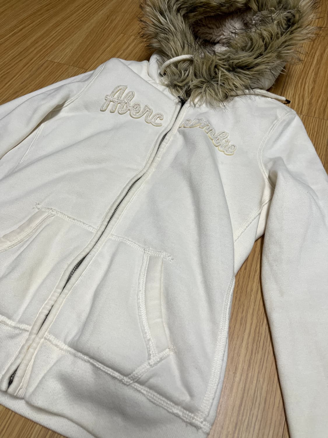 아베크롬비 퍼 후드집업 상품이미지5