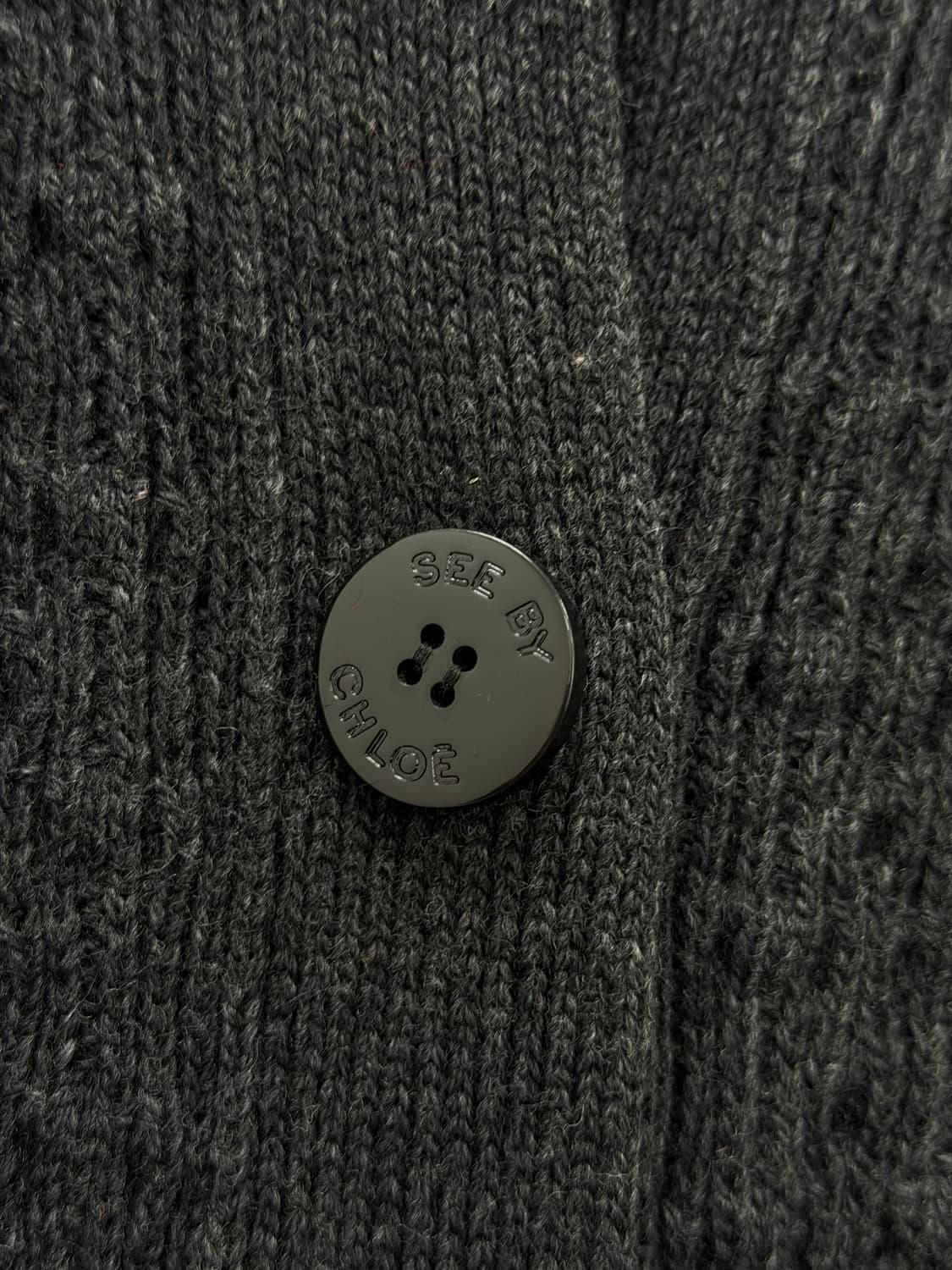 씨바이 끌로에 울 블렌드 텍스처드 롱 가디건 상품이미지6