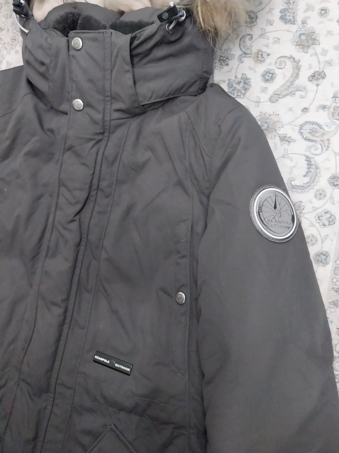 빈폴 구스 후드 패딩 90 (라쿤털후드분리됨) 상품이미지3