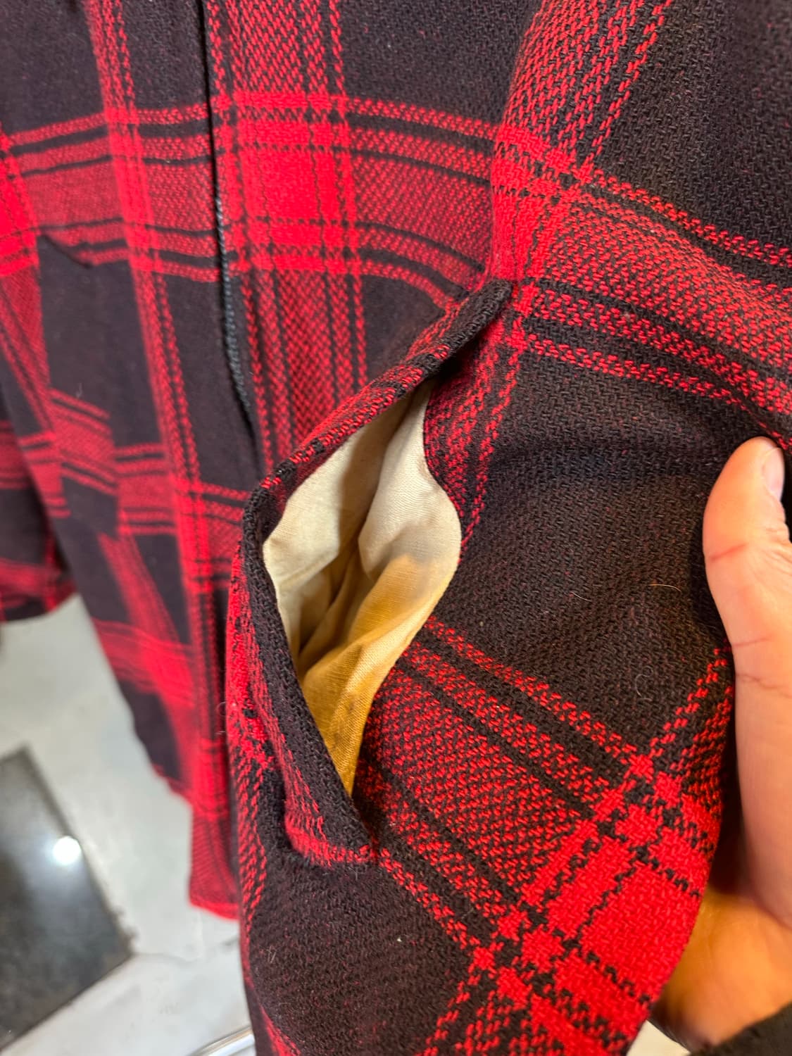 Old 헤비 울 맥키노 후드 자켓 상품이미지5